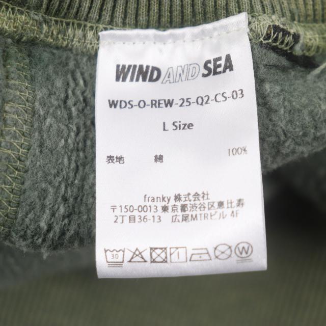 未使用品▼ウィンダンシー ローリングストーンズ 25SS WDS-O-REW-25-Q2-CS-03 バックプリント スウェット プルオーバー L 正規品 メンズ_6