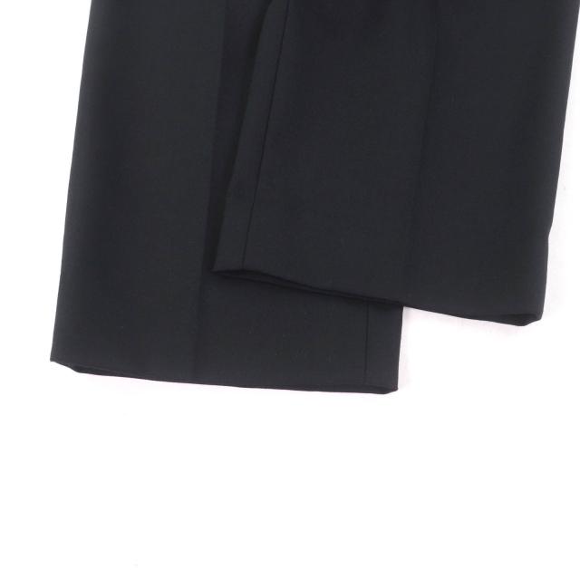 美品 セリーヌ CELINE パンツ ワイドパンツ ウール ボトムス  
