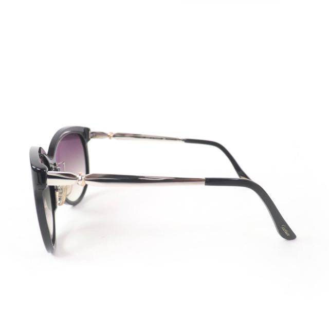 極美品☆Cartier カルティエ 6268522 トリニティ アイウェア サングラス ブラック シルバー ゴールド 箱付き フランス製 レディース