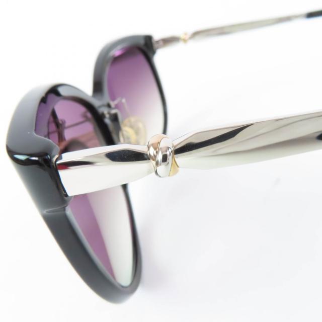 極美品☆Cartier カルティエ 6268522 トリニティ アイウェア サングラス ブラック シルバー ゴールド 箱付き フランス製 レディース