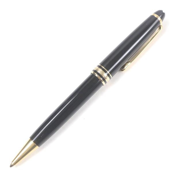 良品□MONTBLANC モンブラン マイスターシュテュック クラシック ツイスト式 ボールペン ブラック ゴールド ドイツ製 メンズ　筆記確認済