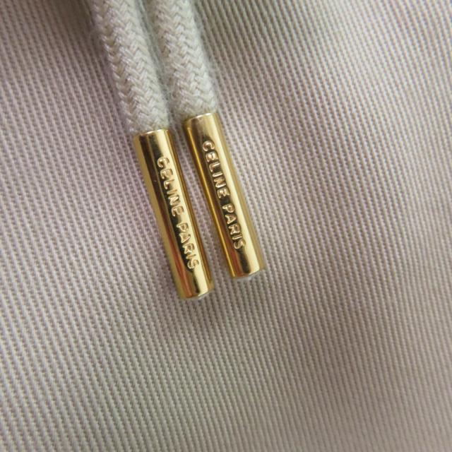 極美品☆CELINE セリーヌ 2P06A539W トリオンフ金ボタン ハイウエスト コットン100％ ルーズフィット カーゴパンツ 38 正規品 レディース_7