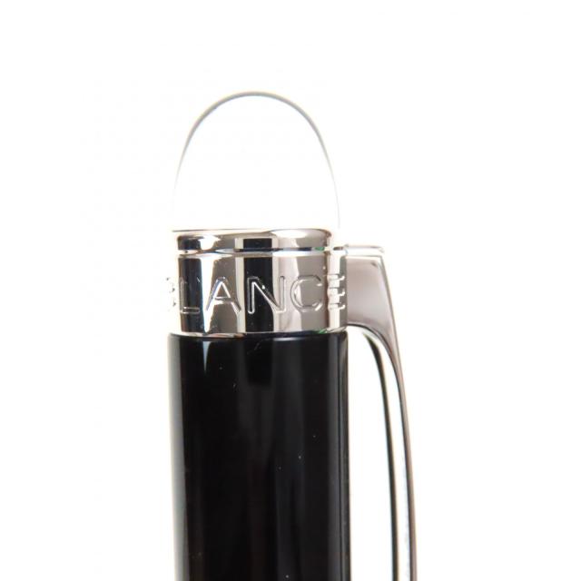 極美品▼MONTBLANC モンブラン スターウォーカー ホワイトスター ツイスト式 ボールペン ブラック シルバー 箱・ケース付き 筆記確認済み_8
