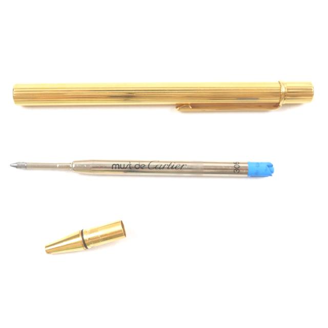 良品▽Cartier カルティエ マスト ドゥ カルティエ ストライプ柄