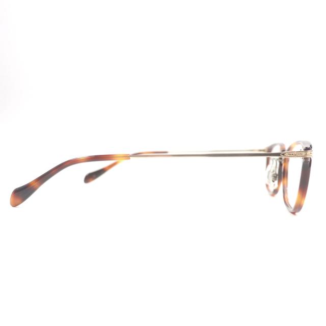 未使用品▼オリバーピープルズ Hadley DM マーブル ウェリントン メガネ 眼鏡 アイウェア クリアブラウン 49□19-140 デモレンズ メンズ_4