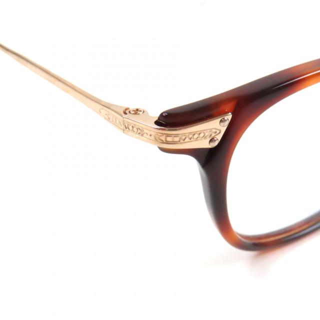 未使用品▼オリバーピープルズ Hadley DM マーブル ウェリントン メガネ 眼鏡 アイウェア クリアブラウン 49□19-140 デモレンズ メンズ_7