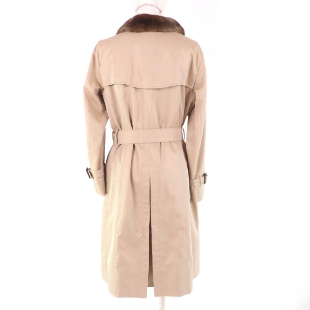 【極美品】バーバリーロンドン ウールコート ダブルフェイス カシミア混 ベルト 極美品】バーバリーロンドン ウールコート ダブルフェイス カシミア混