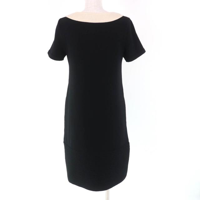 極美品☆FOXEY フォクシー 34932 カシミヤ シルク混 半袖 ニット