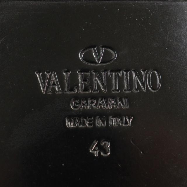 美品○Valentino Garavani ヴァレンティノガラヴァーニ ロックスタッズ ベルトストラップ付き レザー サンダル 43_8