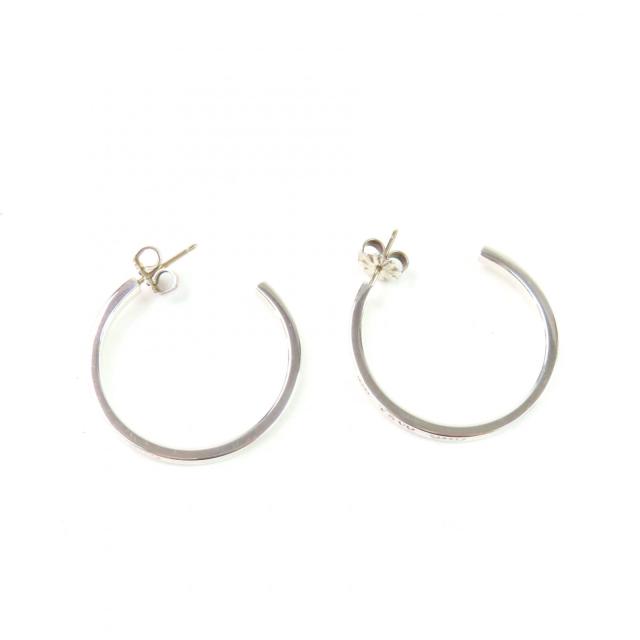 美品☆TIFFANY&Co. ティファニー 1837ナロー フープピアス