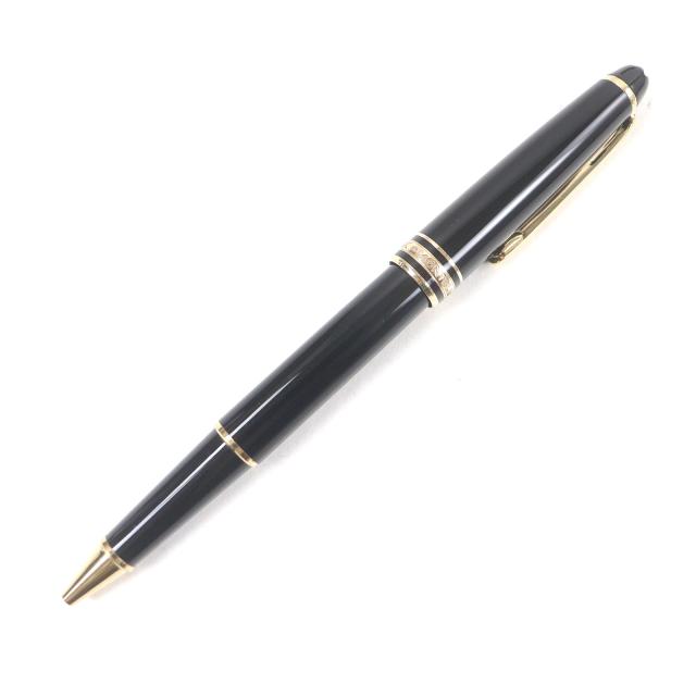 良品□MONTBLANC モンブラン マイスターシュテュック クラシック キャップ ボールペン ブラック ゴールド 西ドイツ製 メンズ インクなし