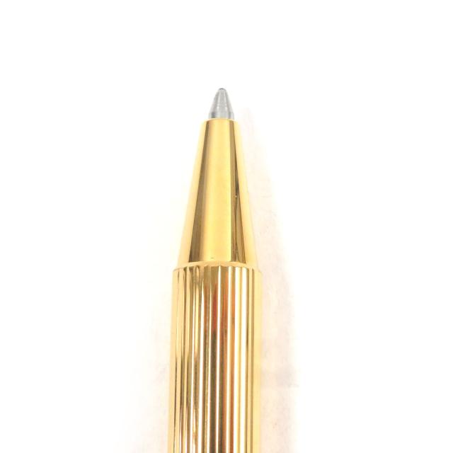 極美品□Cartier カルティエ マスト ドゥ カルティエ ツイスト式 ストライプ ボールペン ゴールド ケース付き フランス製 筆記確認済み_4