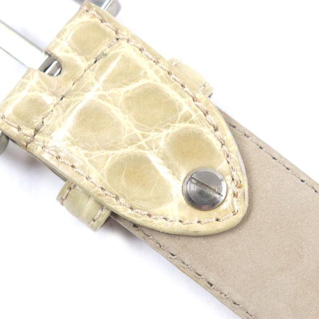 極美品▽Brioni ブリオーニ B2102/F1160 ロゴ刻印入りバックル