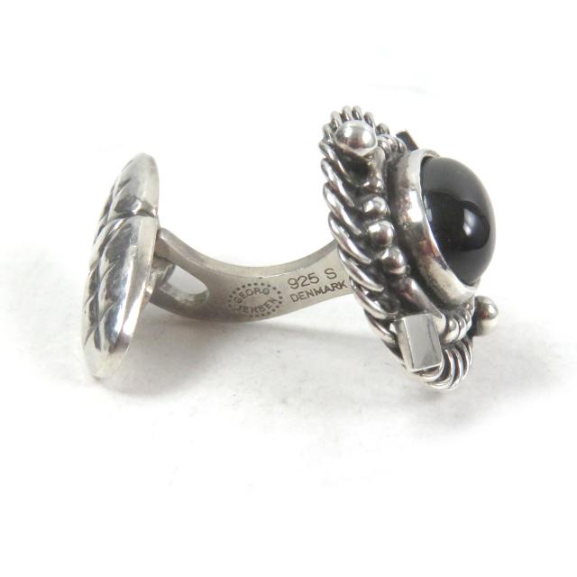 美品□Georg Jensen ジョージジェンセン 19B SV925 オニキス