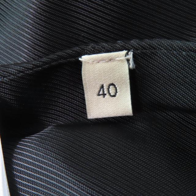 極美品☆GUCCI グッチ 643287 ウール デザインボタン ダブルブレスト ツイード ジャケット ブラック 40 イタリア製 正規品 レディース_8