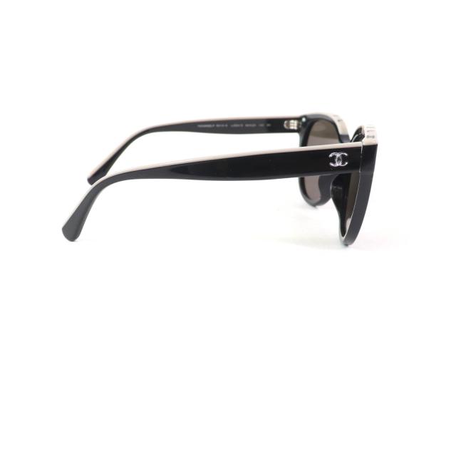 CHANEL サングラス 5414-A 度なし ロゴ ココマーク 美品☆CHANEL シャネル 5414-A ココマーク ロゴデザイン バタフライ