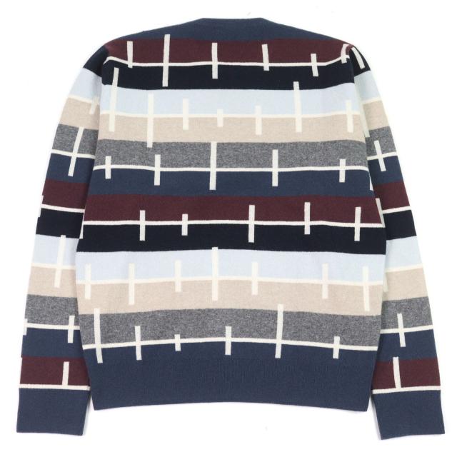 極美品○HERMES エルメス カシミヤ100% クルーネック セーター