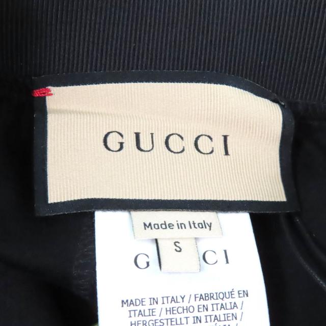 未使用品★GUCCI グッチ 22SS 688421 ロゴデザイン バイカーショーツ レギンスハーフパンツ ブラック S イタリア製 正規品 レディース_6