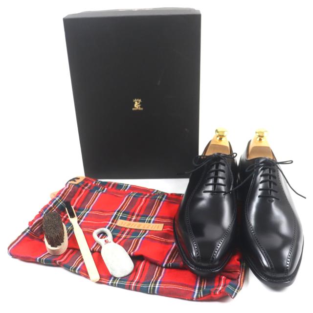 未使用品 スコッチグレイン NL-2223 ツーシーム レザー シューズ 27