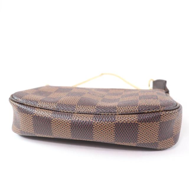 極美品☆LOUIS VUITTON ルイヴィトン N58009 ミニ・ポシェット・アクセソワール ダミエ・エベヌ ブラウン フランス製 レディース_2