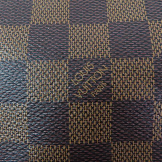 極美品☆LOUIS VUITTON ルイヴィトン N58009 ミニ・ポシェット・アクセソワール ダミエ・エベヌ ブラウン フランス製 レディース_8