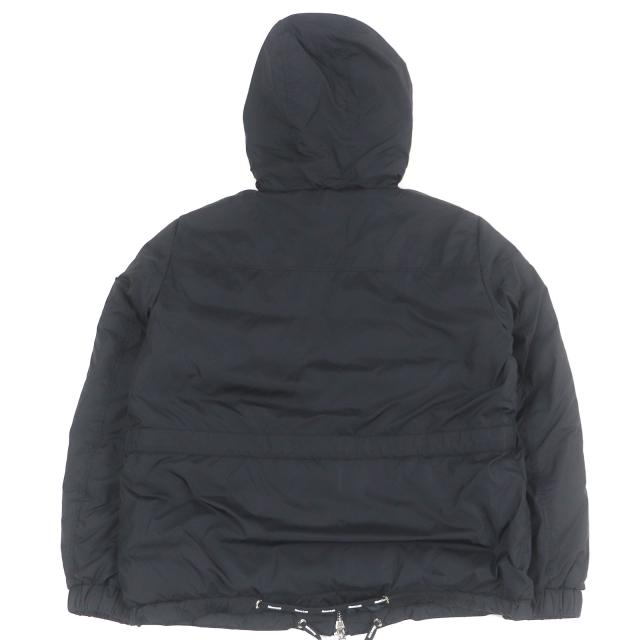 美品□MONCLER モンクレール 19-20AW MENUE GIUBBOTTO デカロゴワッペン ダウンジャケット ブラック 2 ハンガー付き 正規品 メンズ_3