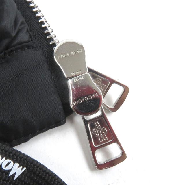 美品□MONCLER モンクレール 19-20AW MENUE GIUBBOTTO デカロゴワッペン ダウンジャケット ブラック 2 ハンガー付き 正規品 メンズ_4