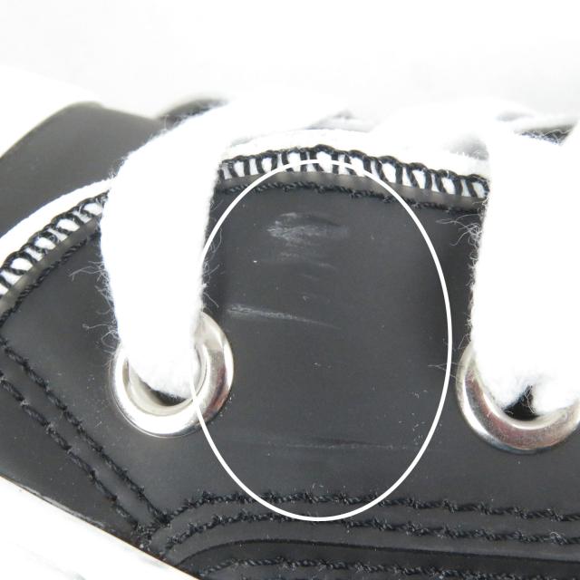 美品□DIOR ディオール オム B23 ロゴ入り ハイトップ ハイカットスニーカー ブラック 41.5 保存袋付き イタリア製 正規品 メンズ_9