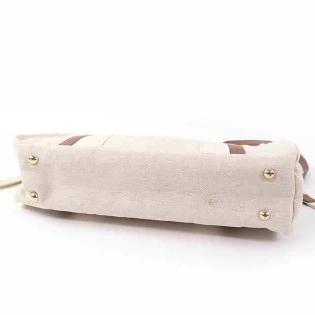 未使用品☆Chloe クロエ C90406 コットンキャンバス Baby Chaging Bag マザーズバッグ 2WAY ショルダー トートバッグ ベージュ_3