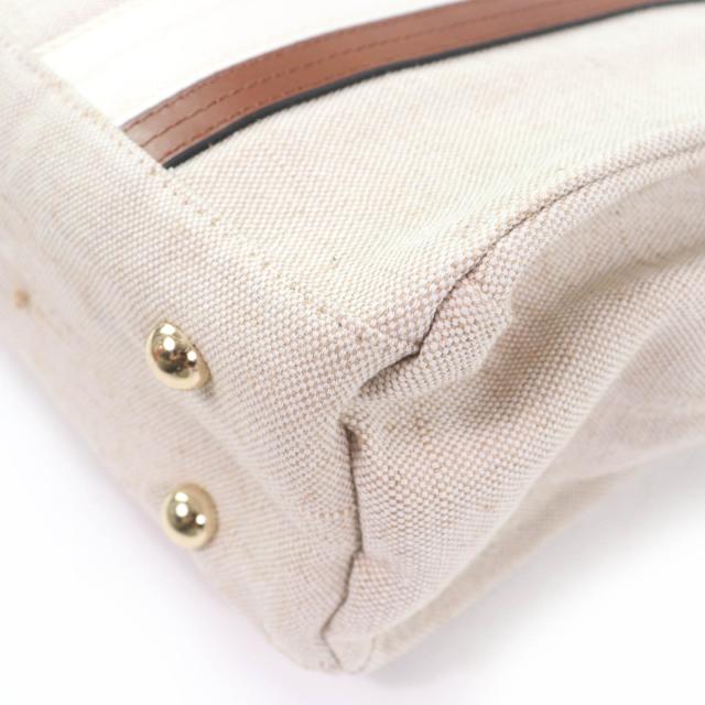 未使用品☆Chloe クロエ C90406 コットンキャンバス Baby Chaging Bag マザーズバッグ 2WAY ショルダー トートバッグ ベージュ_7