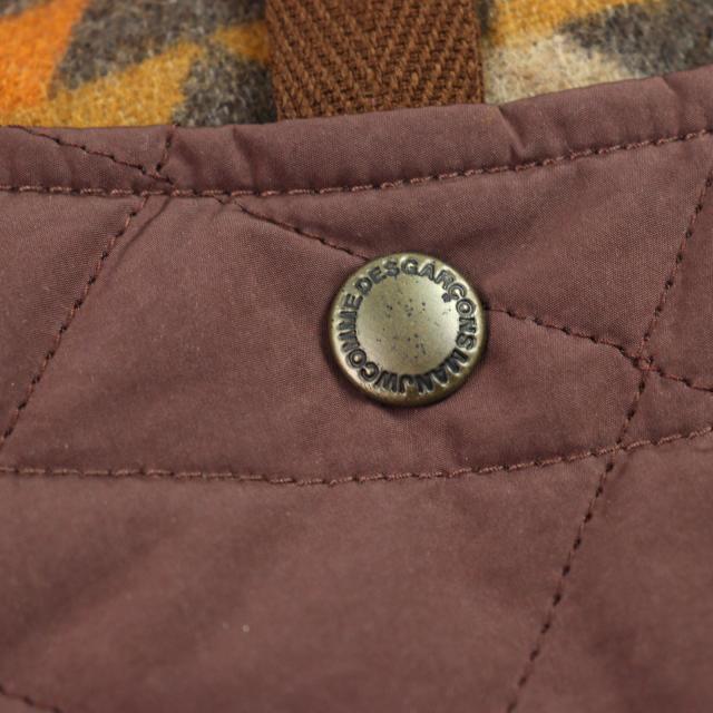 極美品○JUNYA WATANABE MAN PENDLETO 22AW WJ-J019 Wネーム ネイティブパターン バーシティジャケット スタジャン S 正規品 メンズ_5