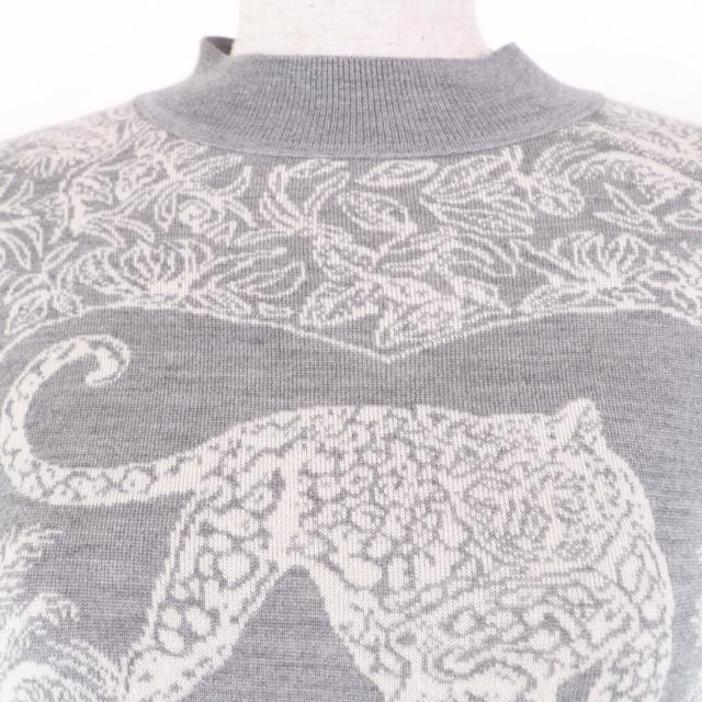 極美品☆HERMES エルメス JUNGLE LOVE ジャングルラブ カシミヤ シルク