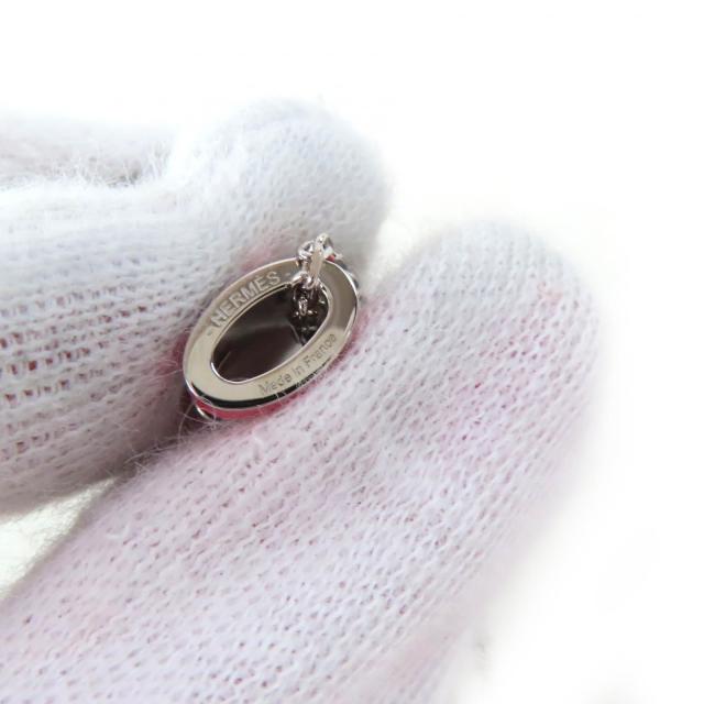 極美品△HERMES エルメス Mini Pop H pendant ミニポップ H ペンダント ネックレス ピンク シルバー 箱・保存袋付 フランス製 レディース_7