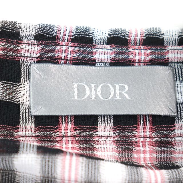 Dior ディオール 長袖シャツ 比翼仕立て サイズ38 極美品○DIOR