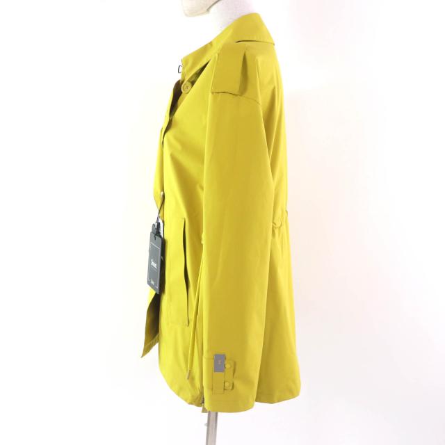 未使用品★Herno ヘルノ 2021年製 GA007DL ラミナー GORE-TEX ナイロンジャケット イエロー 42 伊製 正規品 レディース_1