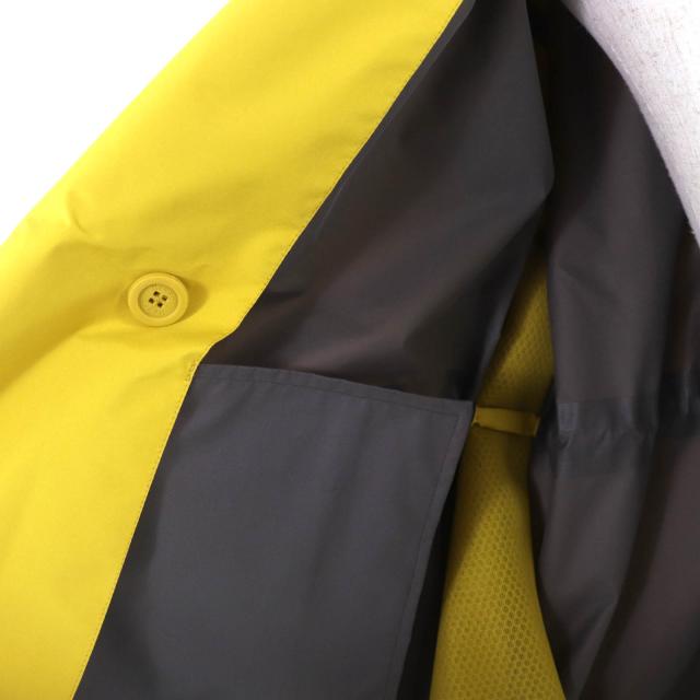 未使用品★Herno ヘルノ 2021年製 GA007DL ラミナー GORE-TEX ナイロンジャケット イエロー 42 伊製 正規品 レディース_4