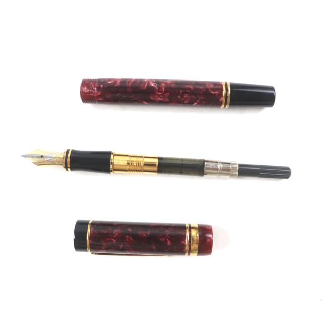 Paker パーカー ディオフォールド センテニアル マーブルレッド万年筆 90s パーカー デュオフォールド センテニアル マーブルレッド PARKER