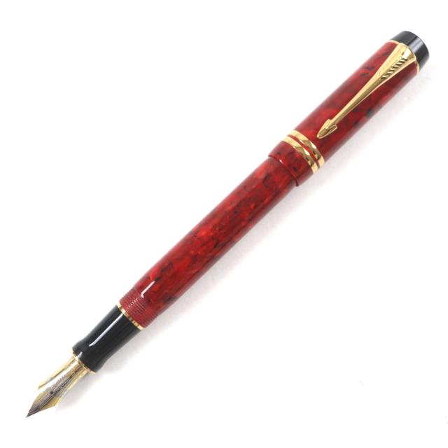 美品▽PARKER パーカー デュオフォールド ジャスパーレッド