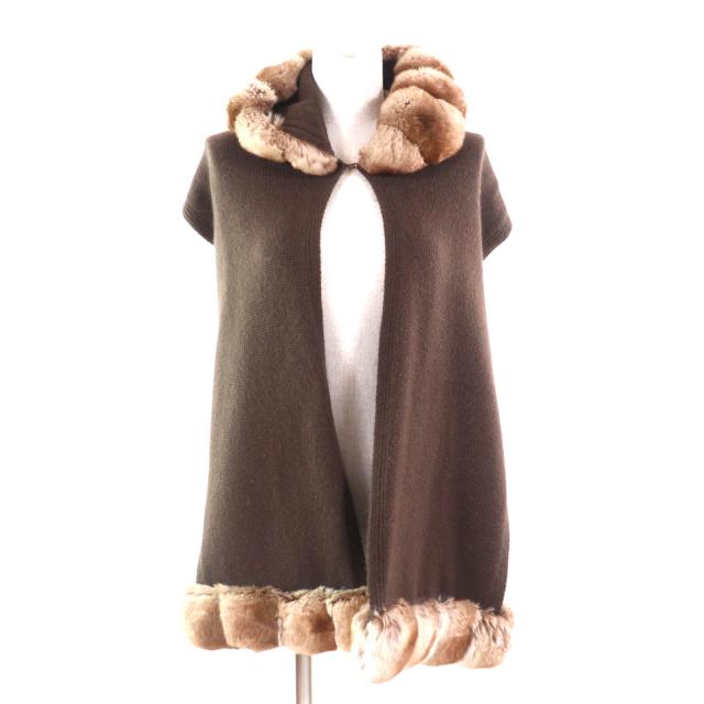 フォクシー　カシミア＆セーブルマフラー FOXEYカシミアストール フォクシー カシミア＆セーブルマフラー 中古