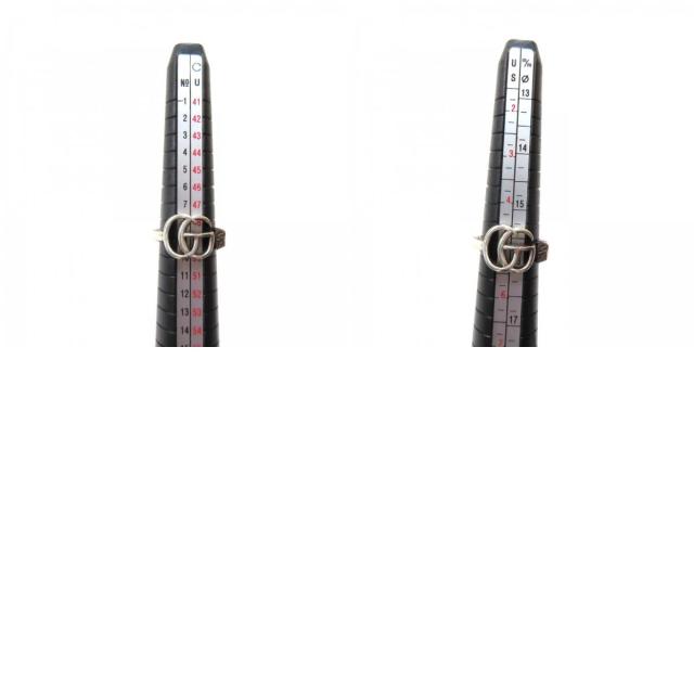 美品★GUCCI グッチ 627760 ダブルG キーモチーフ リング アラベスク 指輪 AG925 シルバー 10 イタリア製 重量5.19g レディース_9
