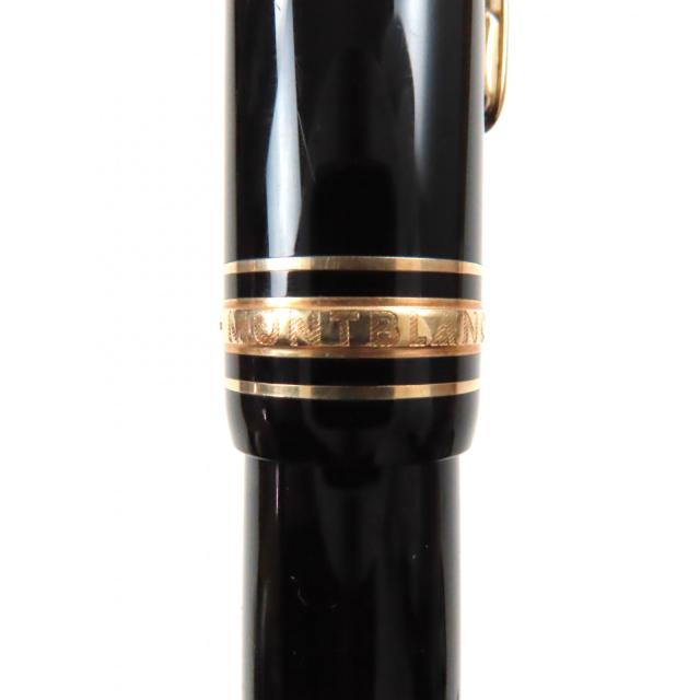 良品▼MONTBLANC モンブラン マイスターシュテュック #147 トラベラー 14K Mニブ ホワイトスター カートリッジ 万年筆 ブラック ゴールド_7