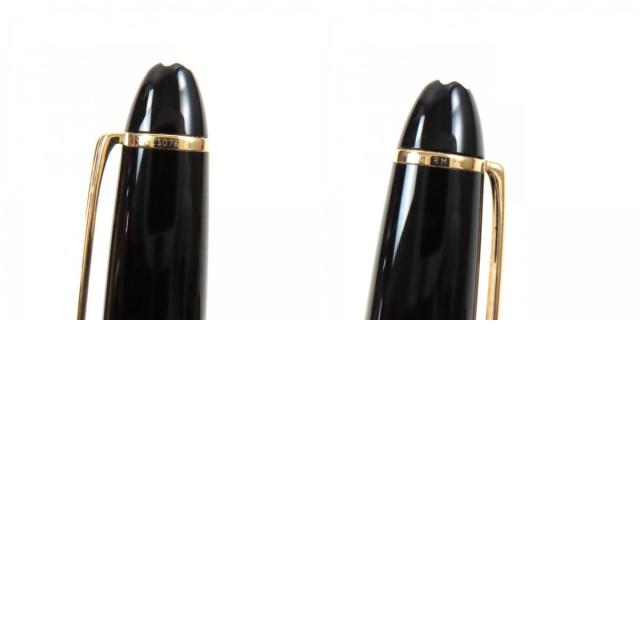 良品▼MONTBLANC モンブラン マイスターシュテュック #147 トラベラー 14K Mニブ ホワイトスター カートリッジ 万年筆 ブラック ゴールド_9