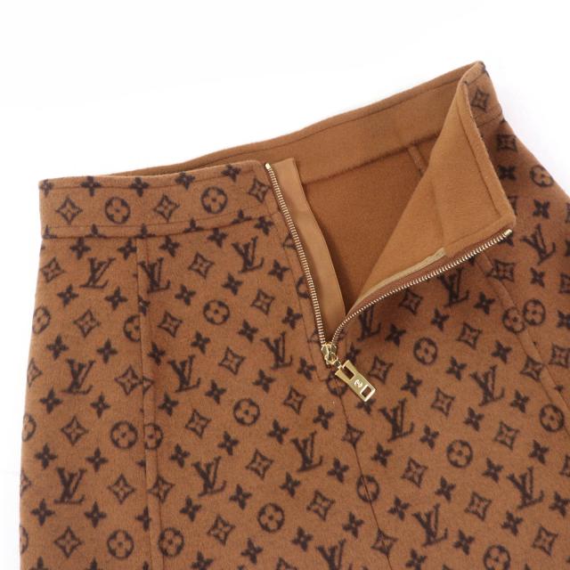 極美品☆LOUIS VUITTON ルイヴィトン 22SS ウール シルク モノグラム