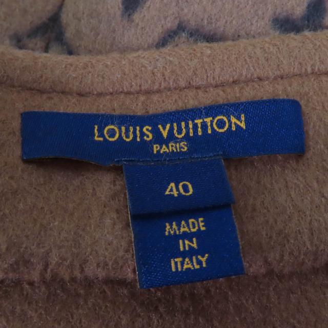 極美品☆LOUIS VUITTON ルイヴィトン 22SS ウール シルク モノグラム