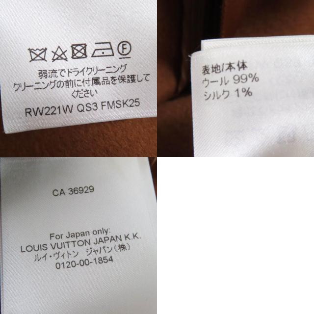 極美品☆LOUIS VUITTON ルイヴィトン 22SS ウール シルク モノグラム