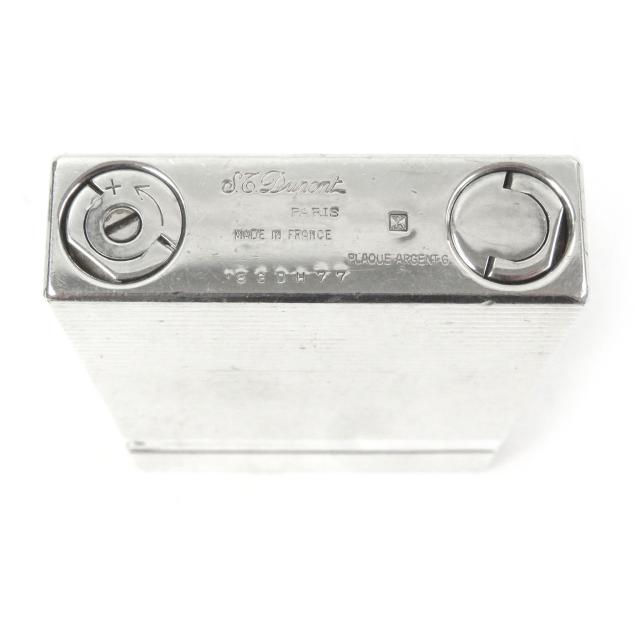 外装美品□Dupont デュポン ライン2 ヴァーティカルライン ボーダー柄 