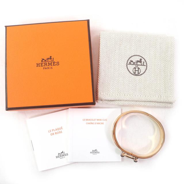 極美品△HERMES エルメス ミニ クリック シェーヌダンクル エナメル