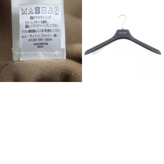 極美品▽ルイヴィトン 2025年製 HSB39W ウール シルク カシミヤ ロゴ