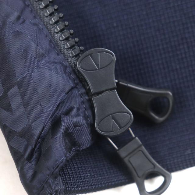 極美品▽VALENTINO ヴァレンティノ 2021年製 Vロゴ総柄 WZIPUP