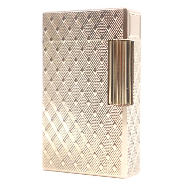 外装美品□Dupont デュポン ライン1 ロング ストライプ柄 スクエア  